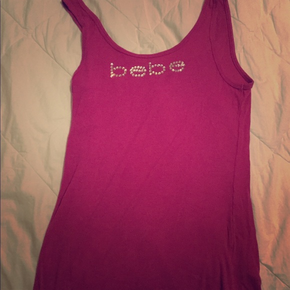 bebe Tops Bebe Tank Top Embellished Poshmark